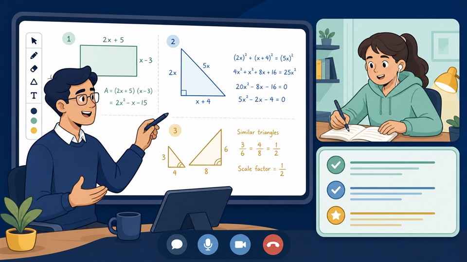 Online GCSE Maths Tutoring: What UK Parents Should Expect